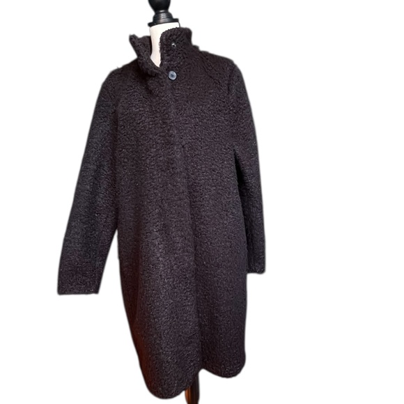 Old Navy Jackets & Blazers - Old Navy Women’s Black Boucle Fleece Coat Jacket XL Made in Vietnam Pre-owned